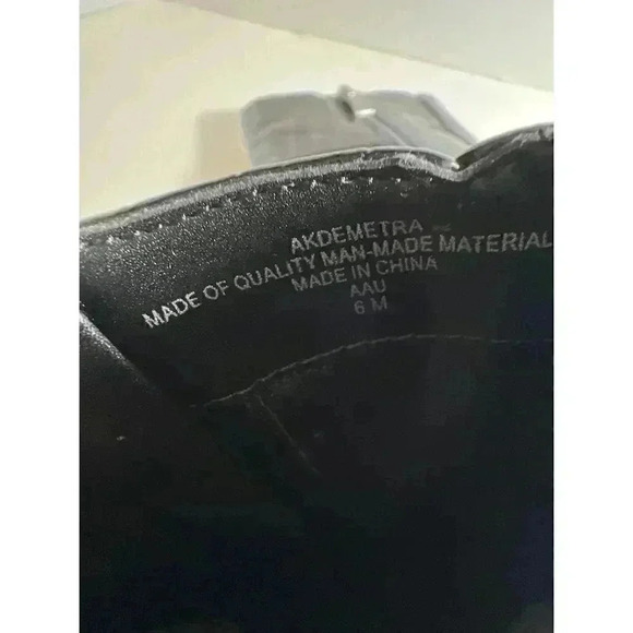 Anne Klein black boots size 6M  - Picture 5 of 5